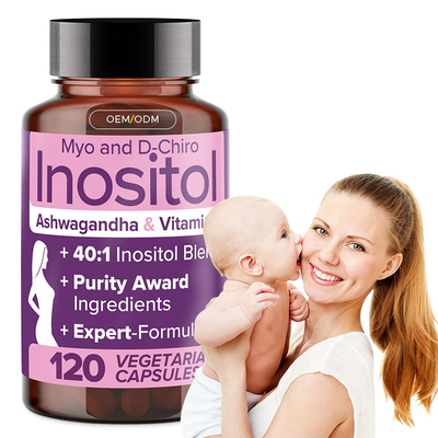 OEM Myo- Inositol e D- Chiro Suplemento de Inositol para Mulheres Cápsulas de Inositol