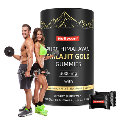 Pure Himalayan Shilajit Gummies 400mg Himalayan Shilajit Gummies para aumentar a energia