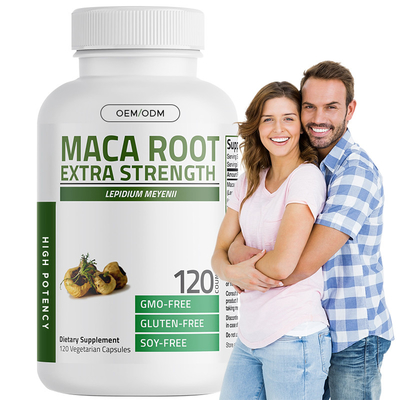 Maca cápsulas para homens cápsulas energéticas suplemento de ervas cápsulas de raiz de maca para homem