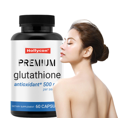 OEM Premium Glutationa cápsulas para suporte hepático 500mg Suplemento de Glutationa