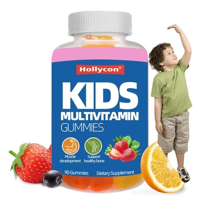 Gomes de multivitamínicos OEM com vitamina D para músculo ósseo e apoio imunológico Gomes de vitaminas mastigáveis para crianças Gomes de multivitamínicos