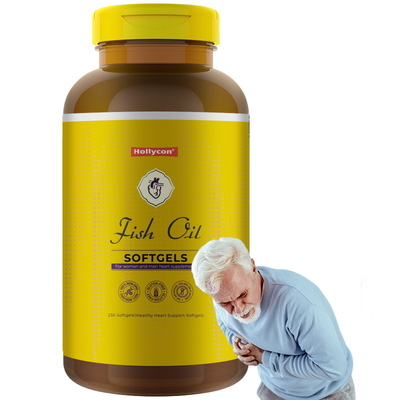Óleo de peixe Omega 3 Suplementos 1200 mg Softgels Omega 3 Óleo de peixe para apoio do coração saudável 230 Softgels 115 Suporte diário