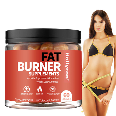 OEM queimador de gordura termogênico e gomas supressoras do apetite com acetil-L-carnitina HCL, MitoBurn, gomas de perda de peso