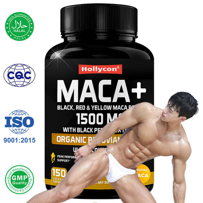 Cápsulas de Maca em Pó Orgânica Personalizadas Suplemento para Energia e Humor