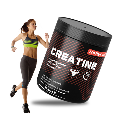 Creatina Monohidratada Micronizada em Pó 500g para Crescimento e Recuperação Muscular