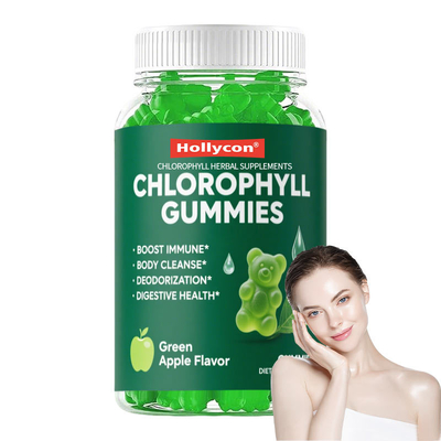 Gomas de Clorofila com Spirulina Clorela Zinco para Suporte Imunológico