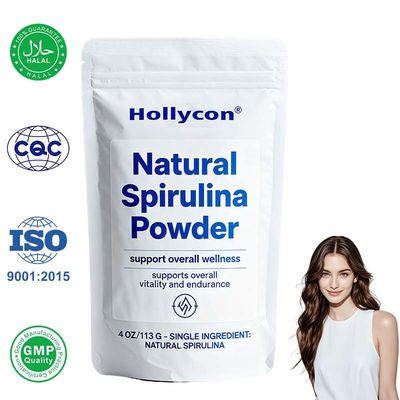 Spirulina em Pó Fabricada em Fábrica – 113g (4 oz), Superalimento Natural à Base de Plantas, Rico em Proteína, Ferro e B12 para Energia, Imunidade e Desintoxicação, Smoothies e Sucos, Vegano, Sem OGM, Sem Aditivos, Fórmula personalizada