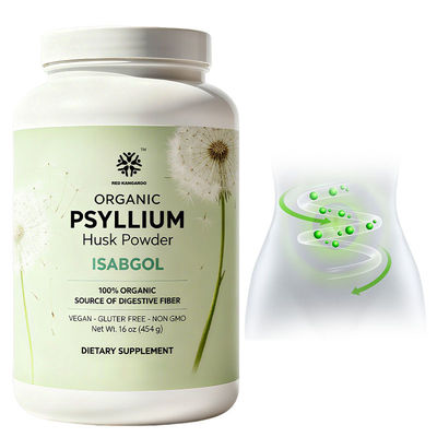 OEM / ODM Pó de Casca de Psyllium Orgânico 16 oz - Pó de Casca de Psyllium Orgânico para Limpeza Intestinal e Regularidade - Suplemento de Fibra Premium - Vegano, Sem Glúten, Sem OGM, Sem Adição de Açúcar, Fórmula personalizada
