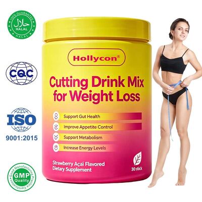 Berberine & Yerba Mate Herbal Drink Mix Powder para cuidados intestinais suaves Suplemento de bem-estar intestinal com marca privada