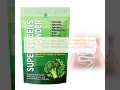 OEM / ODM Super Greens em Pó | Mistura de Superalimentos à Base de Plantas Totalmente Natural com Probióticos e Enzimas Digestivas | Suporta a Saúde Intestinal, Imunidade, Energia e Bem-Estar Diário Sem Adição de Açúcar, Fórmula Personalizada