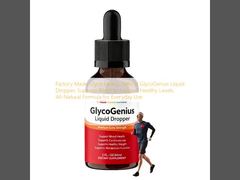 Glyco Genius Feito em Fábrica, Conta-Gotas Líquido Oficial GlycoGenius, Mistura Superior para Apoiar Níveis Saudáveis, Fórmula Totalmente Natural para Uso Diário